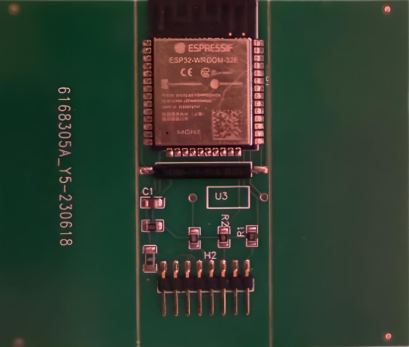 Fertig bestückte Platine von JLCPCB